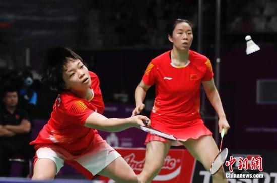 陈清晨/贾一凡赛季至今状态难言理想。资料图。中新社记者 杜洋 摄