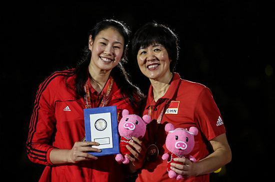 颜妮荣膺2018年女排世锦赛最佳阵容。（图片来源：视觉中国）