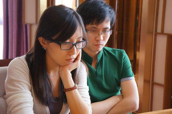 赵鑫鑫与妻子赵雅倩