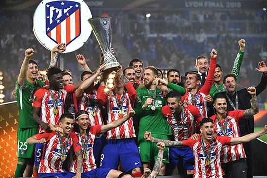 马竞拿下了本赛季的欧联杯。