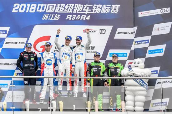 2018 China GT中国超级跑车锦标赛第四回合GT3组颁奖