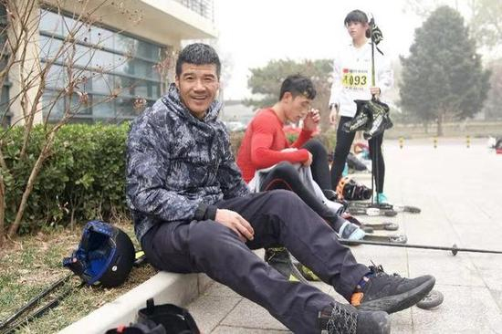 陈盆滨已经投入越野滑雪基础训练