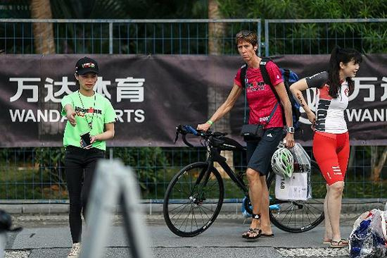 万达体育旗下Ironman铁人三项赛。图片来源：视觉中国
