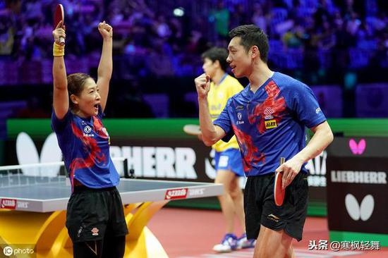许昕/刘诗雯世乒赛混双夺冠