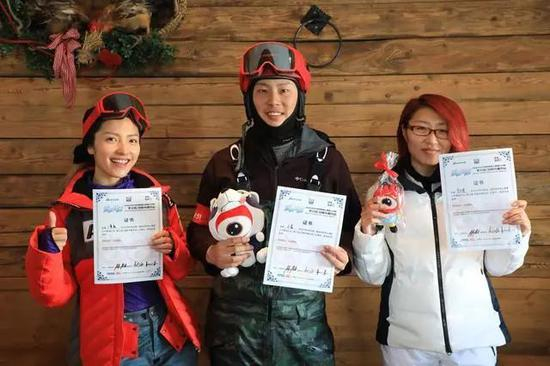 在壮美的阿尔卑斯山上，中外选手们奉献了自己最好的表演。