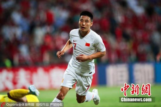  武磊的扳平进球，甚至一度让国足看到取胜的希望。图片来源：Osports全体育图片社