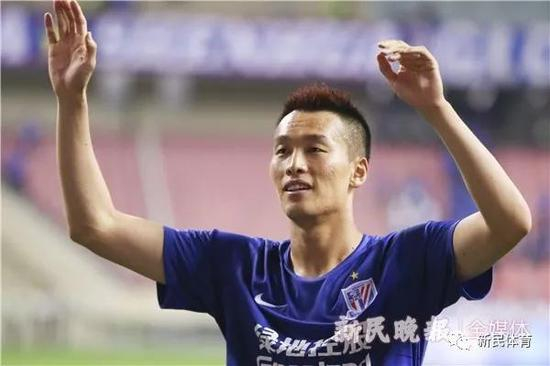  金信煜如今是申锋线的主力&nbsp;新民晚报记者李铭珅摄
