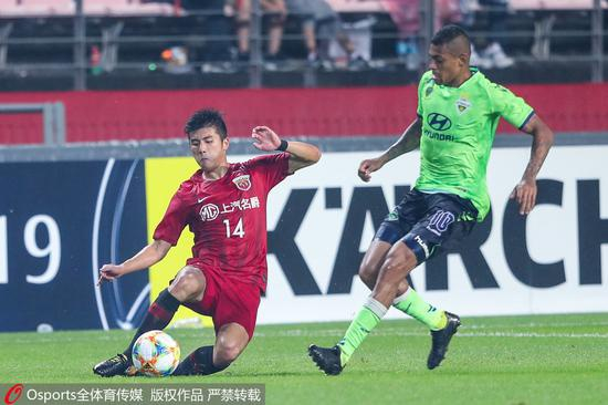 李圣龙参加亚冠联赛。