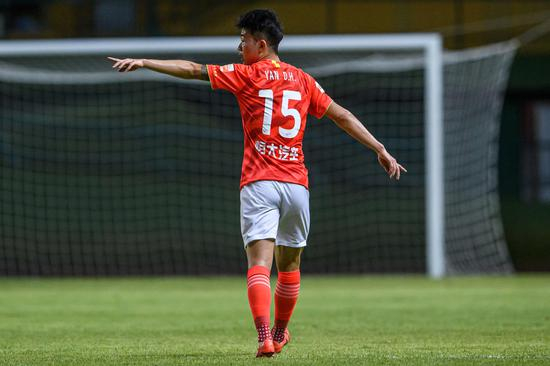 ▲2020年6月27日，广东广州，2020年中超热身赛，广州富力3-0广州恒大淘宝。