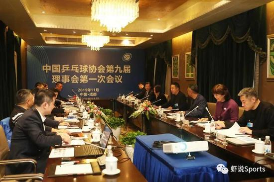 2019年成都男子世界杯期间，刘国梁主持第九届理事会第一次会议，并决定为全力备战东京奥运会，乒超联赛停办一年