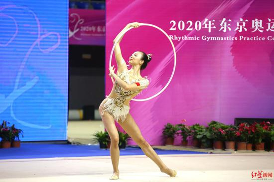 ▲东京奥运会模拟赛比赛现场