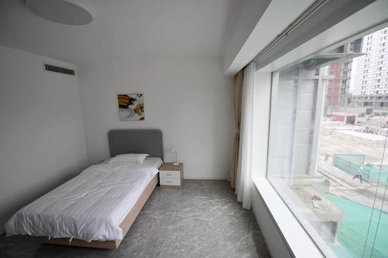 北京冬奥村样板间。 新华社记者张晨霖摄