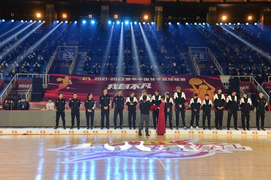 2021/22赛季WCBA联赛开幕式 图据IC photo