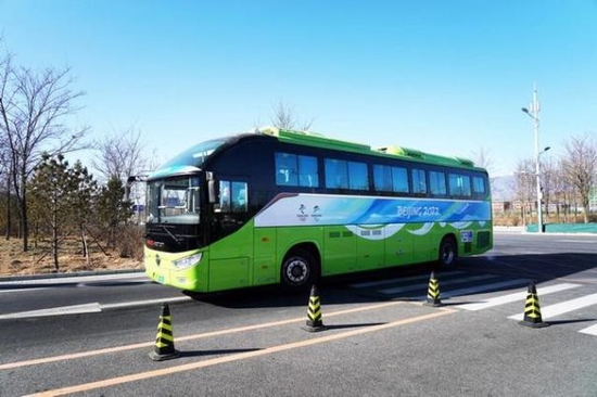 图|冬奥会新能源车（图片来源：新华社）