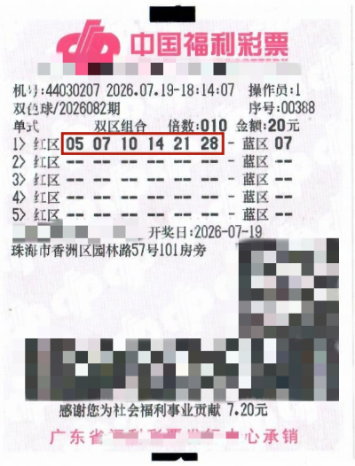 彩民守号多年擒双色球122万 奖金用于改善生活