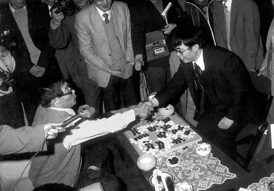 聂卫平在中日围棋擂台赛上