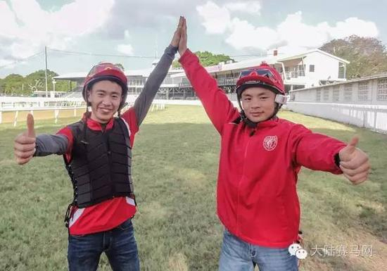 覃勇和陈黎在巴巴多斯训练、参赛