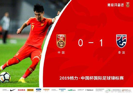 图说：国奥大比分赢球，国足输泰国，虽然对手不同，但足以形成鲜明反差。