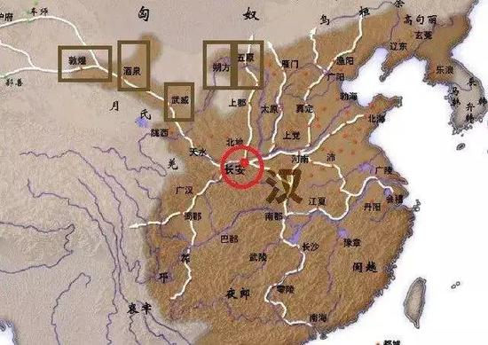 西汉的一系列扩张 开始接触马球文化区