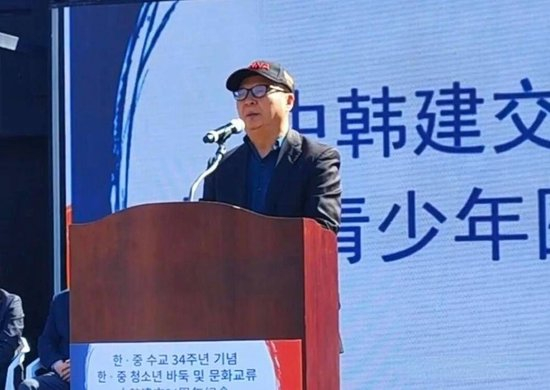 中国代表团团长刘玮发言