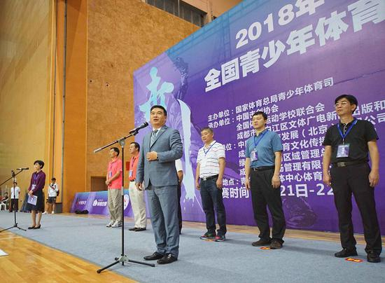冠名企业绿地集团西南区域管理总部总经理孙志文致辞