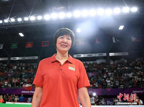 资料图：郎平&nbsp;中新社记者 侯宇 摄