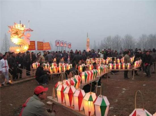 △省级非物质文化遗产“板板龙灯”