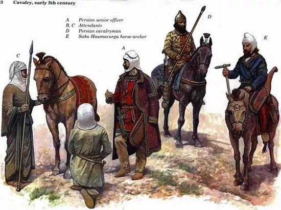 古代波斯人就非常重视骑术与骑兵训练