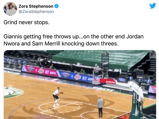 字母哥一直在提高自己的罚篮