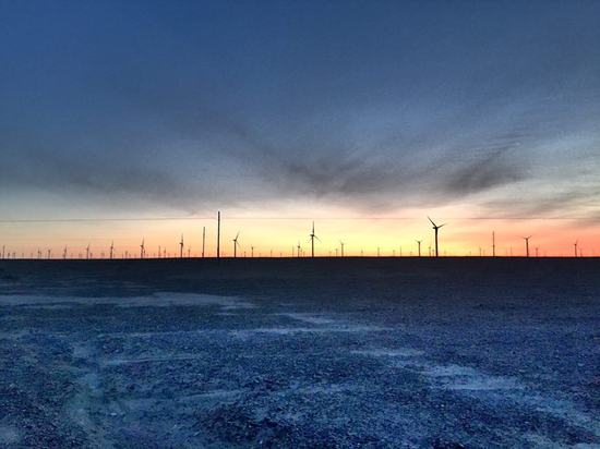 ▲安静的戈壁，也是一道美丽的风景