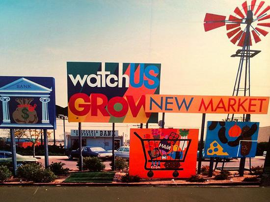  1984年洛杉矶奥运会设计师Deborah Sussman设计的街头路牌