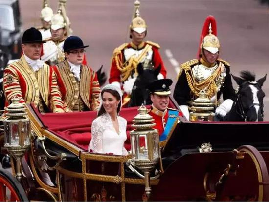 2011年，剑桥公爵威廉王子与凯特王妃婚礼