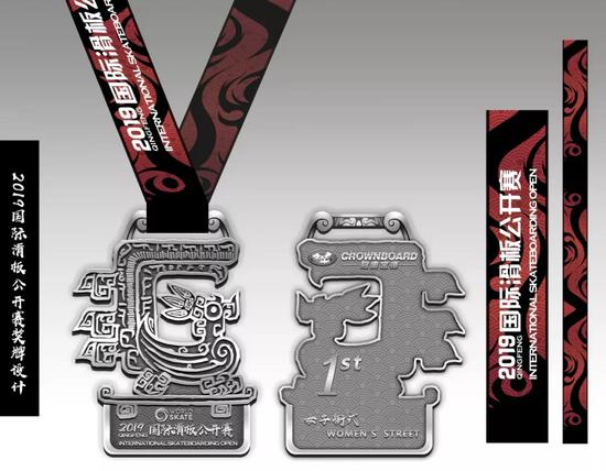 ▲2019国际滑板公开赛（清丰）奖牌