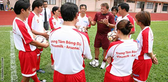 阿森纳帮助越南建立了青训体系。