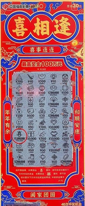 中奖彩票