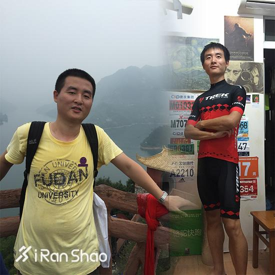  当问起乘铭开始跑步的原因时，他给了一个非常普通的答案：仅仅是为了减肥。