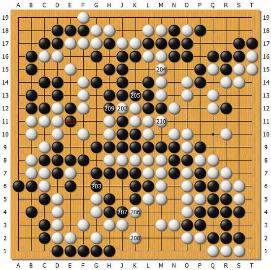 2017年4月10日，党毅飞执黑胜绝艺