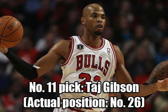 [11。泰·吉布森，实际顺位26]