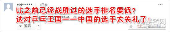 中国选手的强大与排名无关