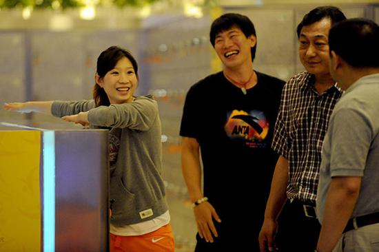 2011年7月8日，姚滨率领庞清佟健、张丹张昊在沈阳比赛。