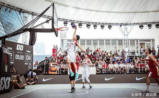 李浩南在与土耳其队的比赛中