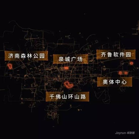 　　《还珠格格》里乾隆要是有这套热力图，给夏雨荷的扇子上就不会写诗了，妥妥的跑步圣地路线……紫薇想来相认，先跑个半马再说。