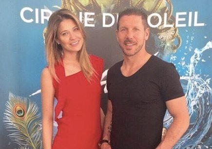 西蒙尼和现任妻子、阿根廷模特卡尔拉·佩雷拉。