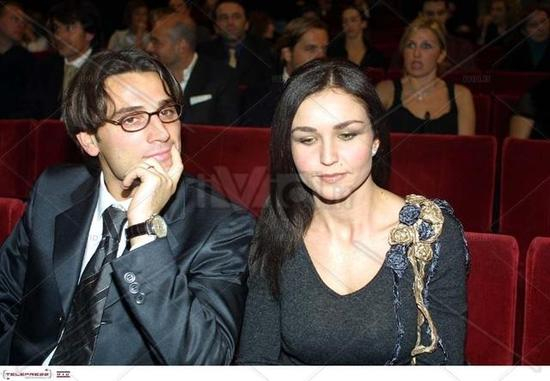 蒙特拉和第一任妻子丽塔。