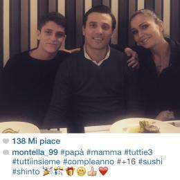 今年3月，蒙特拉和前妻难得重聚，为了儿子的18岁生日。离婚了还是朋友。