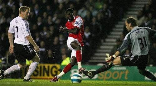 阿森纳客场6-2屠戮德比郡