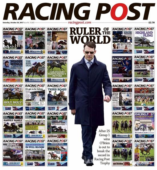 ▲图/Racing Post，《赛马邮报》奖杯赛当天《赛马邮报》的封面