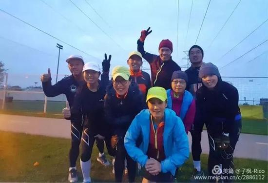 纽约马拉松倒数7天 与⑨①集训营的伙伴们一起跑了渐进增速21K 吃吃喝喝模式开启。