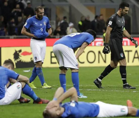 意大利足球经历了半个世纪以来的低谷