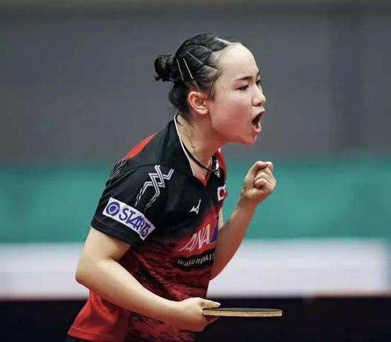 2018年日本公开赛，伊藤美诚战胜王曼昱获得冠军